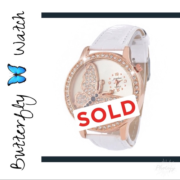 Accessories - ❗️🅢🅞🅛🅓❗️Women’s Fashion Butterfly Watch